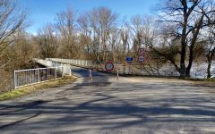 Lekér és Kisölved közt lezárták a Garamon átvezető hidat
