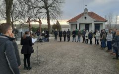 Ipolyságon Ján Kuciakra és Martina Kušnírovára emlékeztek