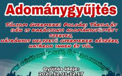 Karácsonyi adománygyűjtés Böjte Csaba gyermekotthonai részére